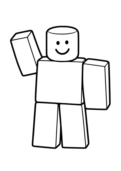 Kolorowanki Roblox do druku
